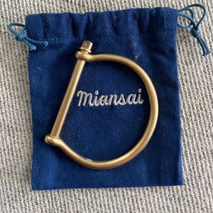 Miansai Screw Cuff Bracelet - Matte Brass